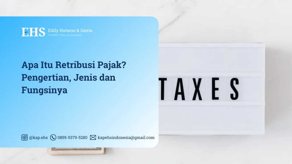 Retribusi pajak adalah