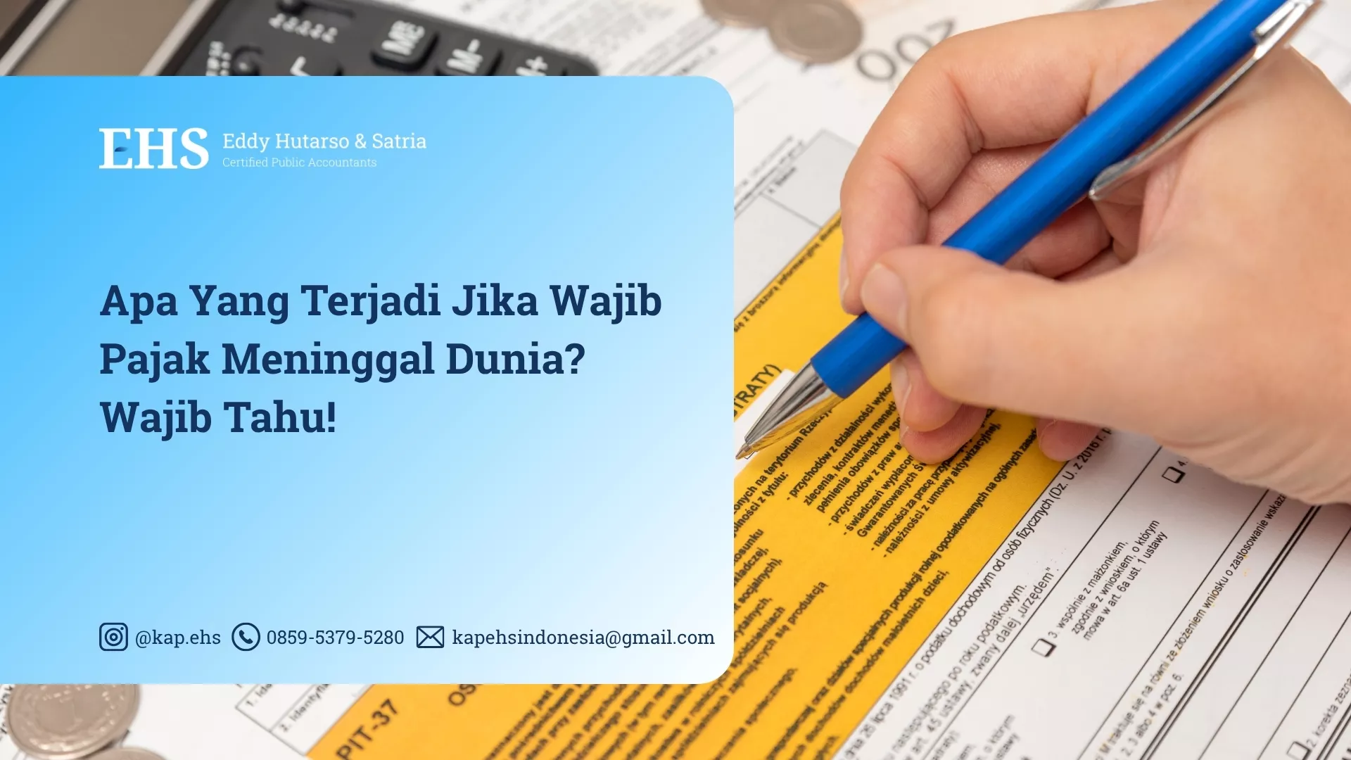 Apa Yang Terjadi Jika Wajib Pajak Meninggal Dunia? Wajib Tahu!