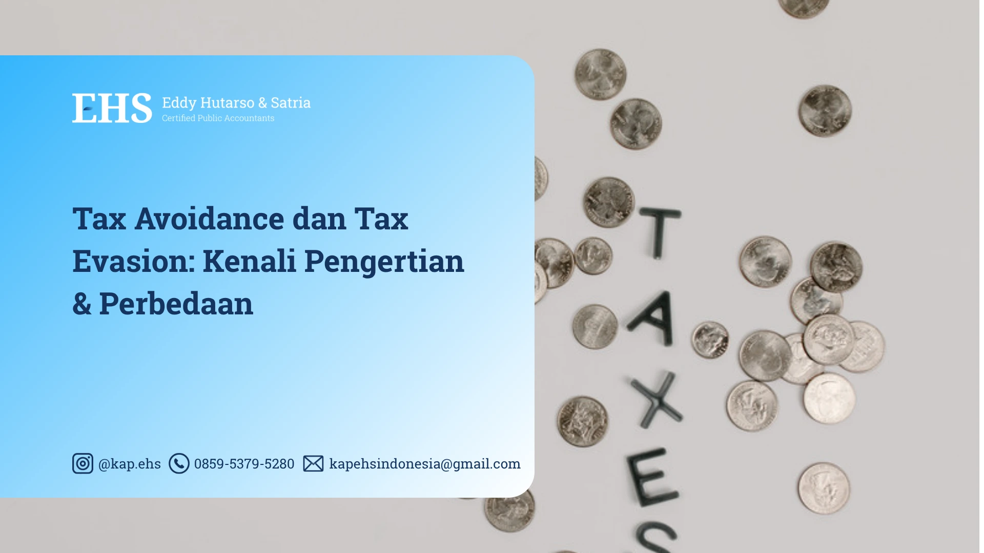 tax avoidance dan tax evasion