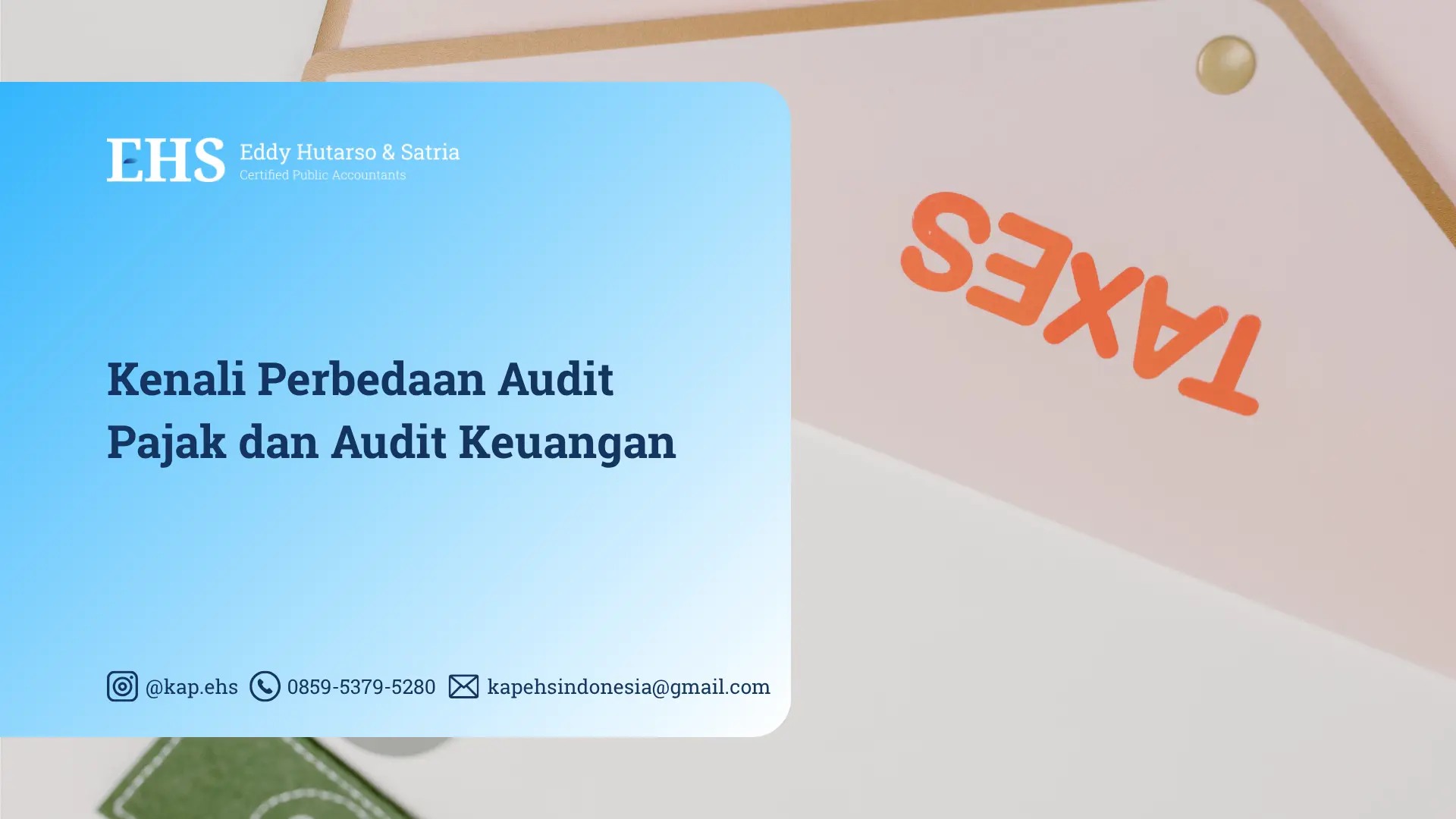 Perbedaan Audit Pajak dan Audit Keuangan