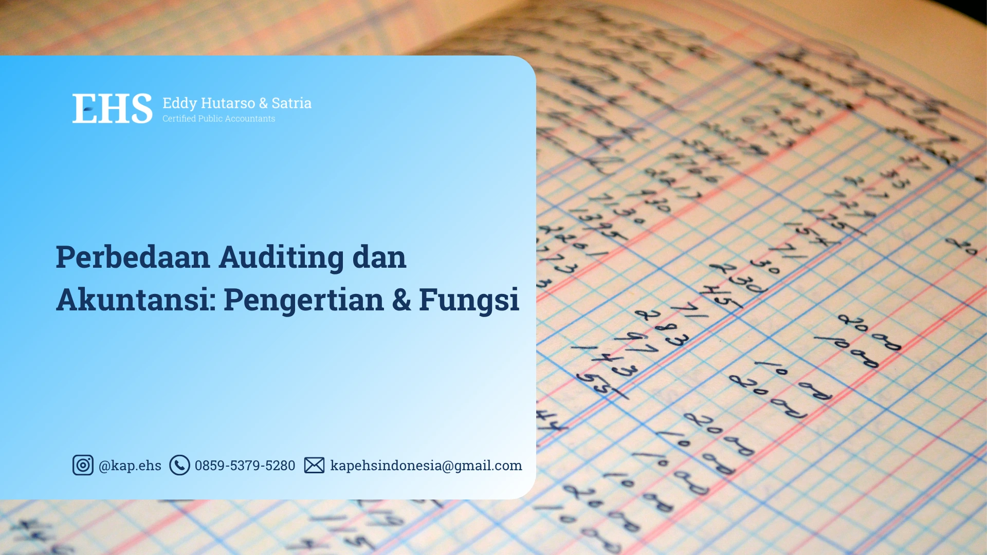 perbedaan auditing dan akuntansi
